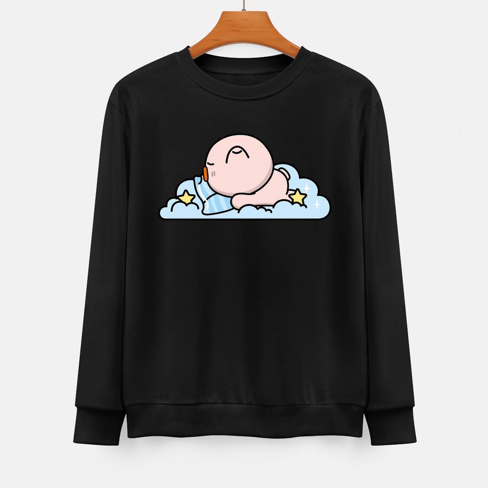 Front Patterned Long Sleeve TopLong Lasting Weekend